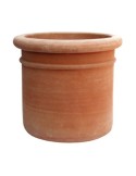 Smooth Impruneta Terracotta Cylinder